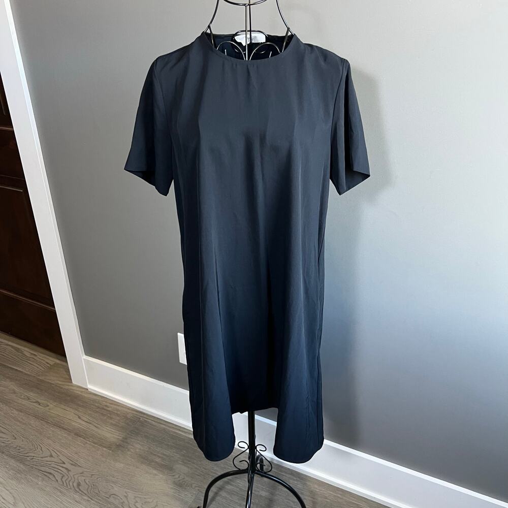 Everlane Black Short Sleeve Dress Size 4